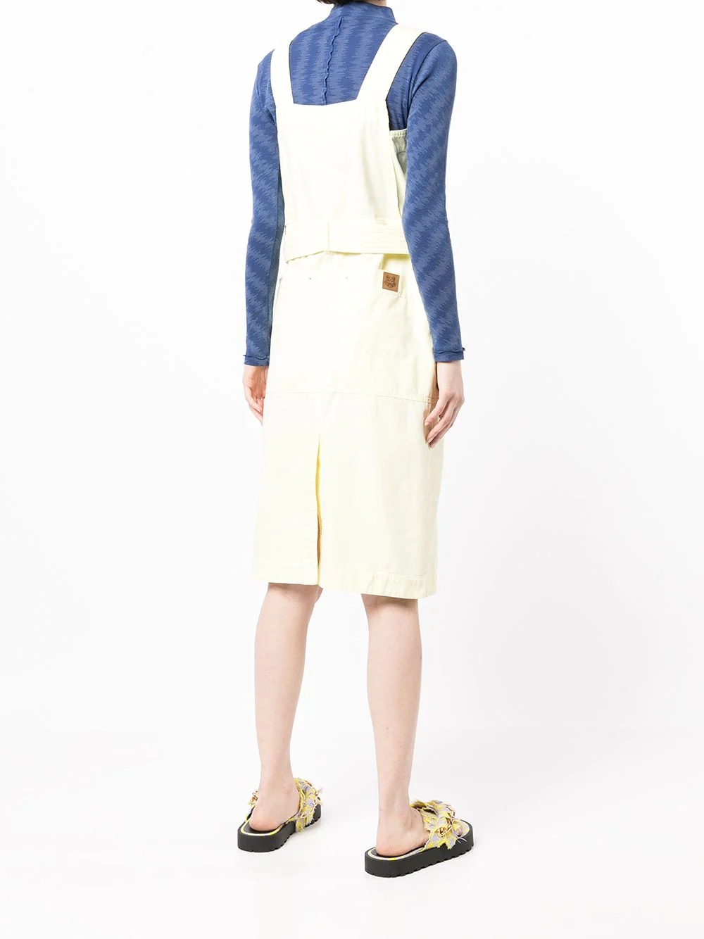 cotton pinafore dress - 4