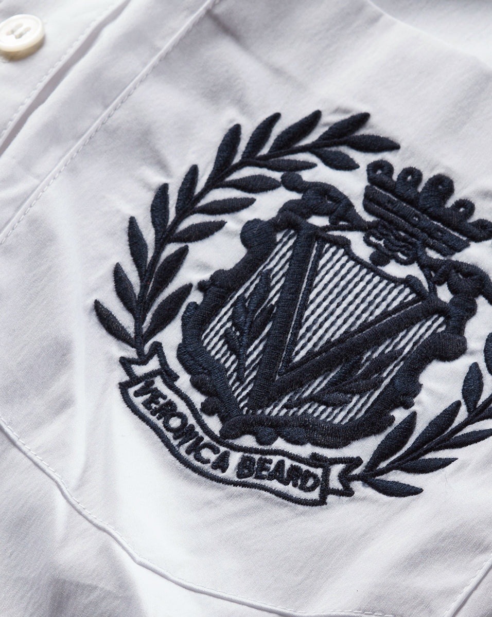 LLOYD BUTTON-DOWN TOP | LOGO CREST - 4