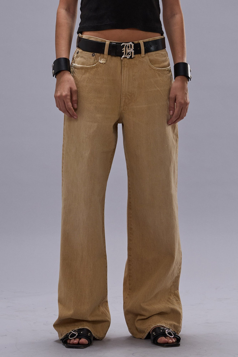 R13 D'ARCY LOOSE JEAN - FADED WHEAT outlook