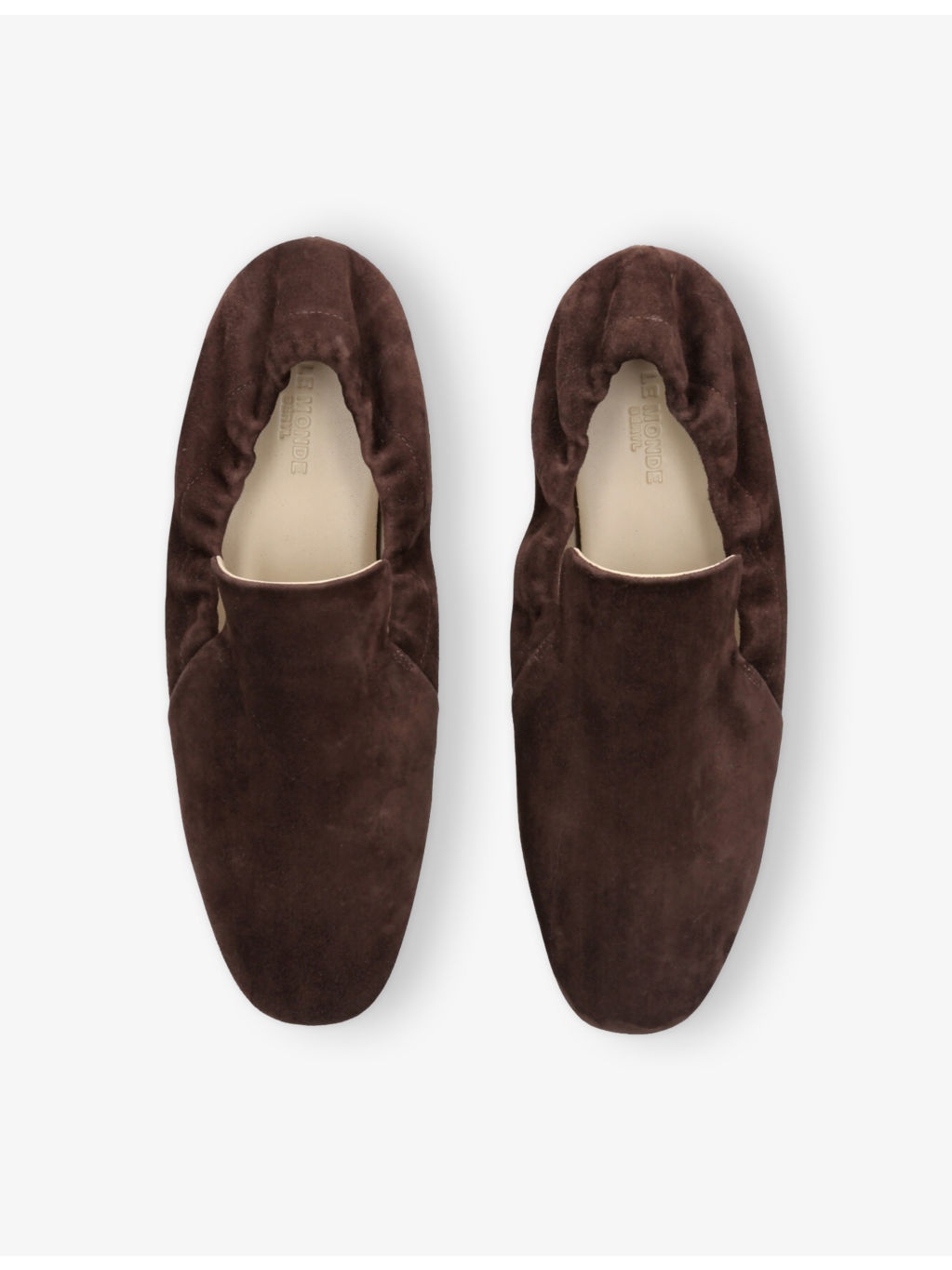 Moccassino Elasticated-Back Suede Pumps - 2