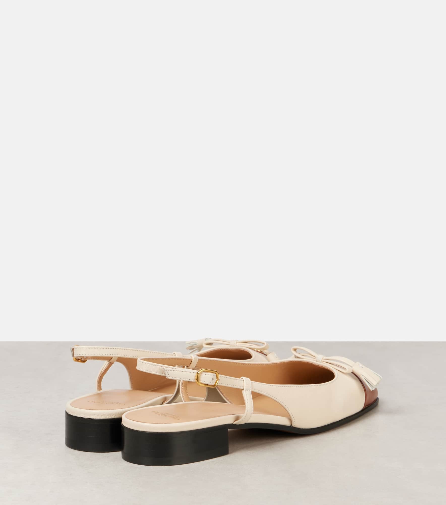 Valet Du Roi 25 leather slingback pumps - 2