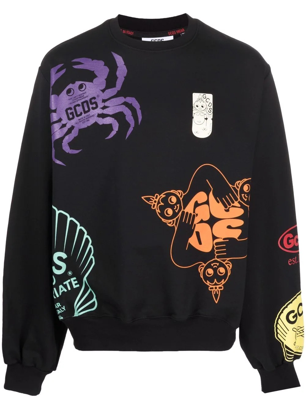 graphic print sweatshirt - 1