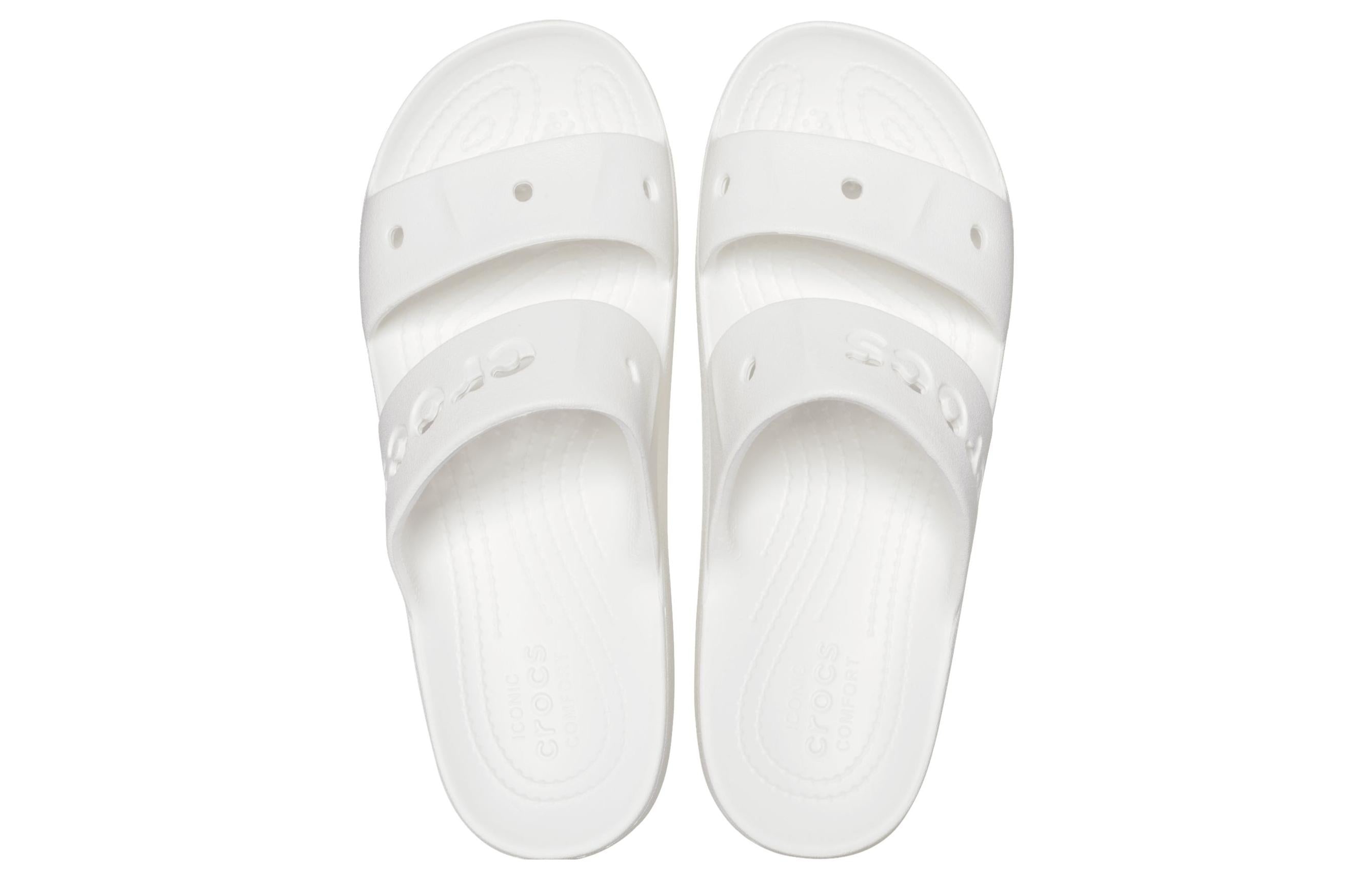 (WMNS) Crocs Baya Platform Sandals 'White' 208188-100 - 5