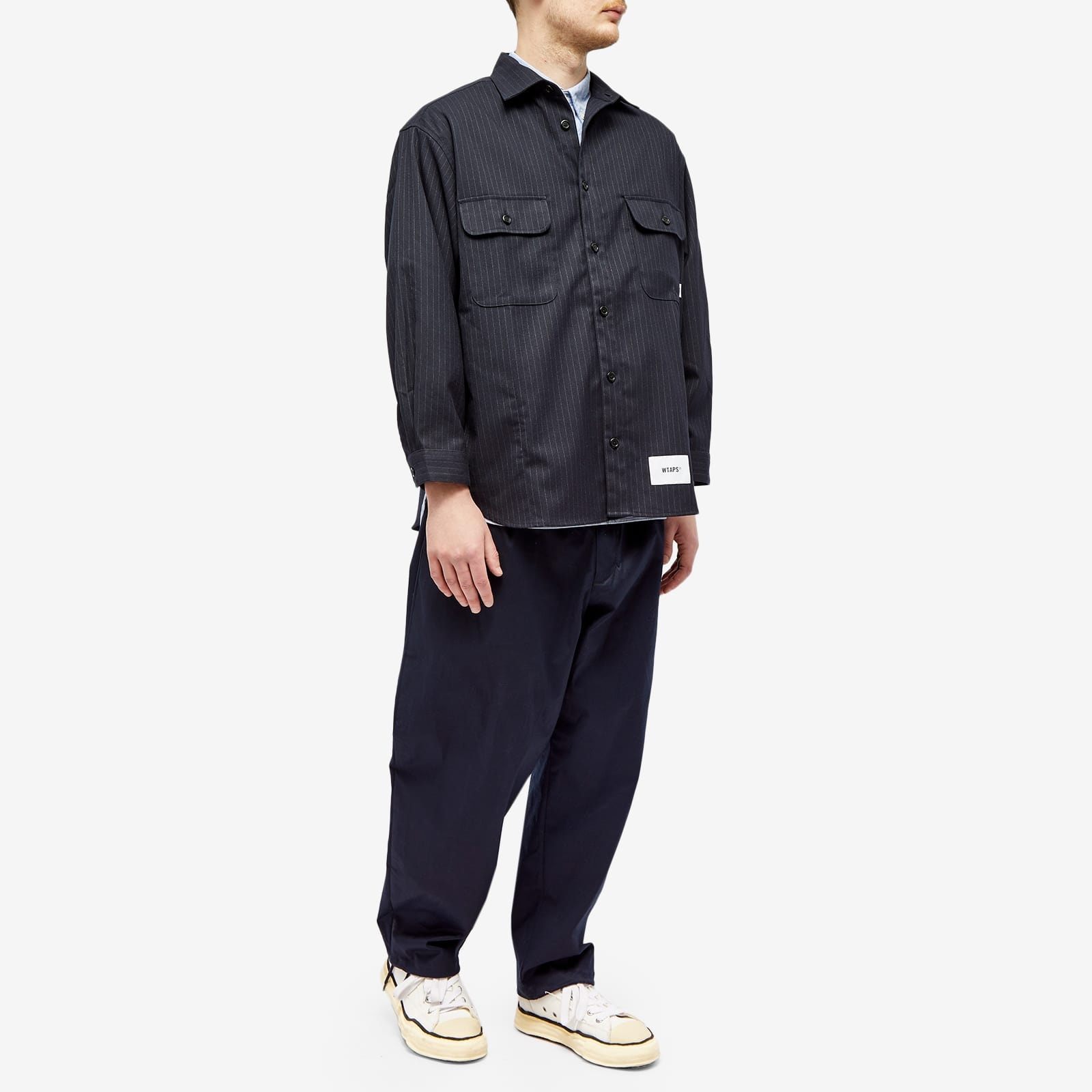 WTAPS 04 Pinstripe Shirt Jacket - 4