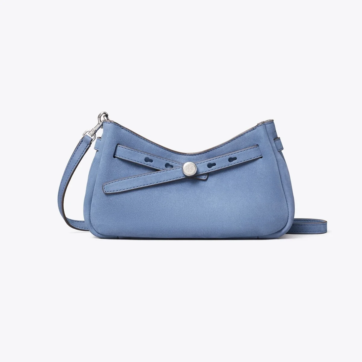 Romy Nubuck Zip-Top Crossbody Bag - 1