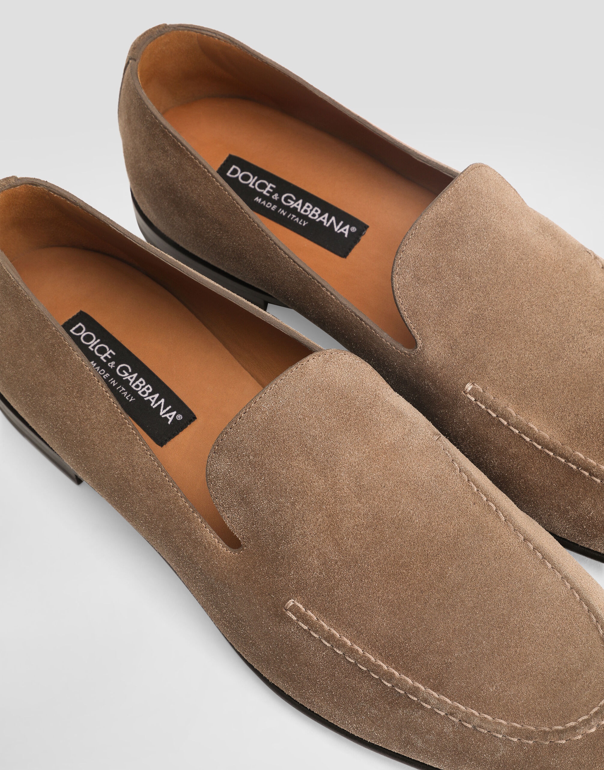 Split calfskin slippers - 4