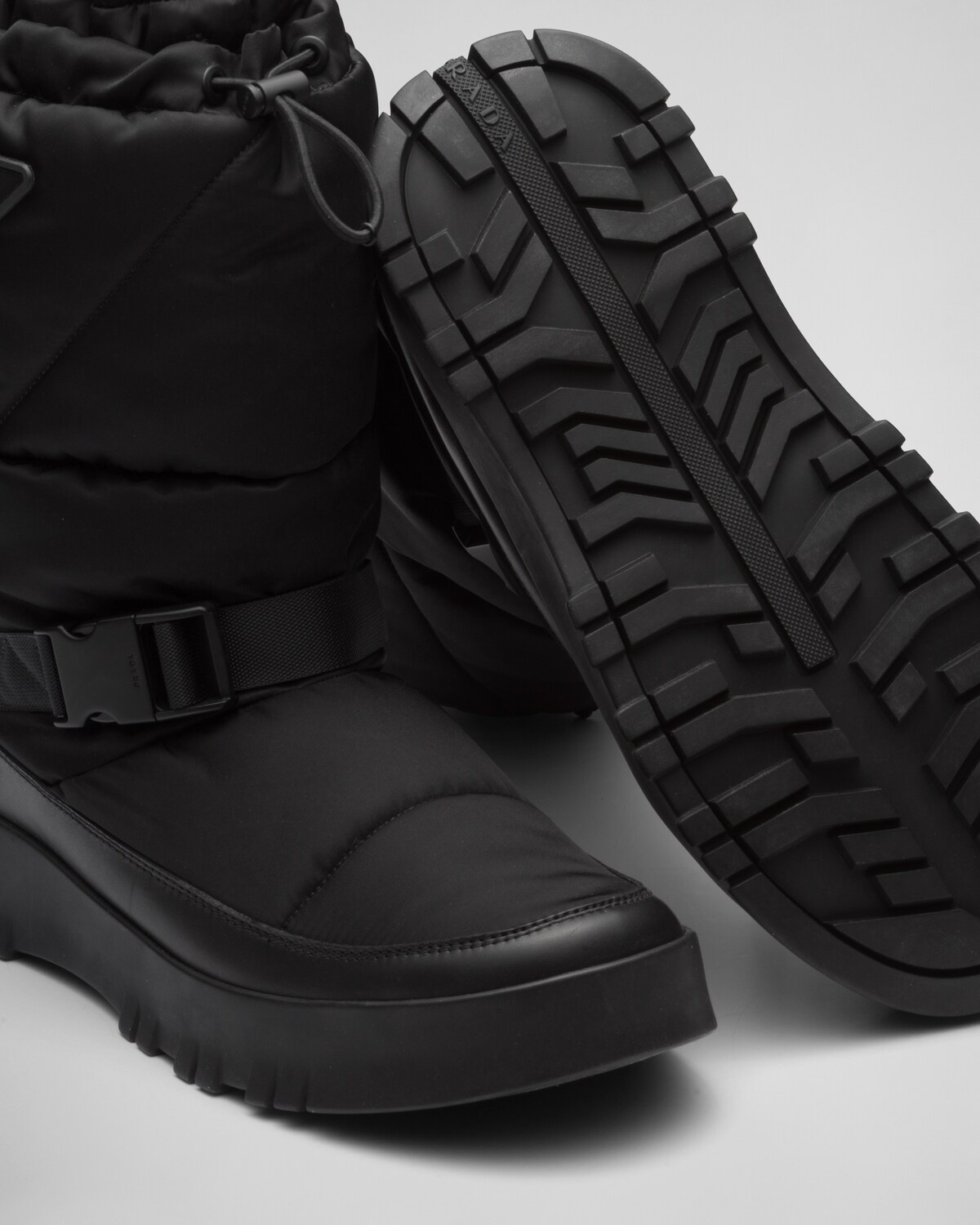 Re-Nylon Gabardine booties - 5
