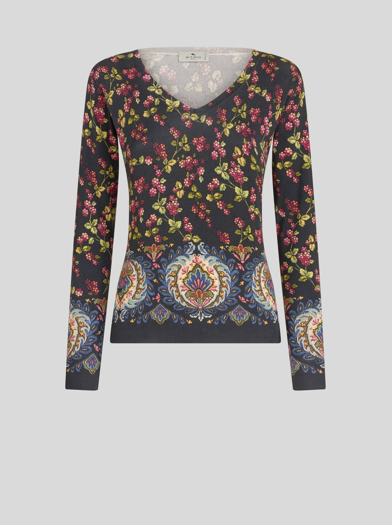 V-NECK PRINTED JUMPER 1