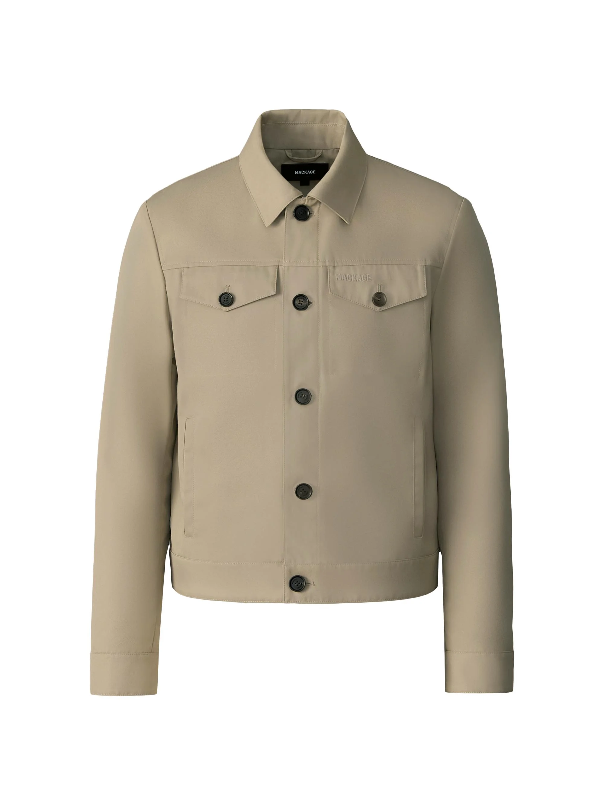 Men's Nash-Co Cotton Twill Trucker Jacket - Light Camel - 1
