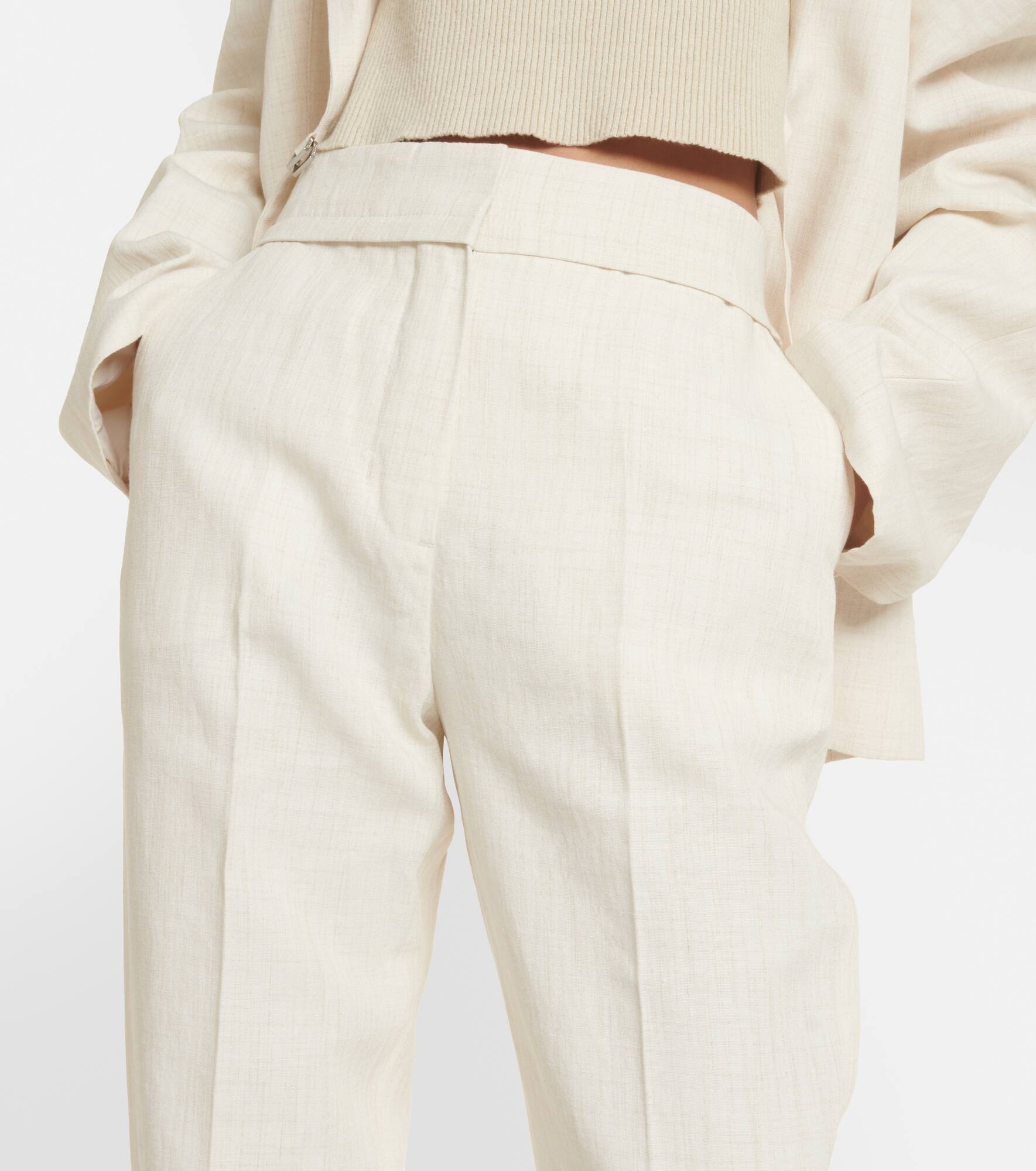 Le Pantalon Tibau high-rise tapered pants - 4