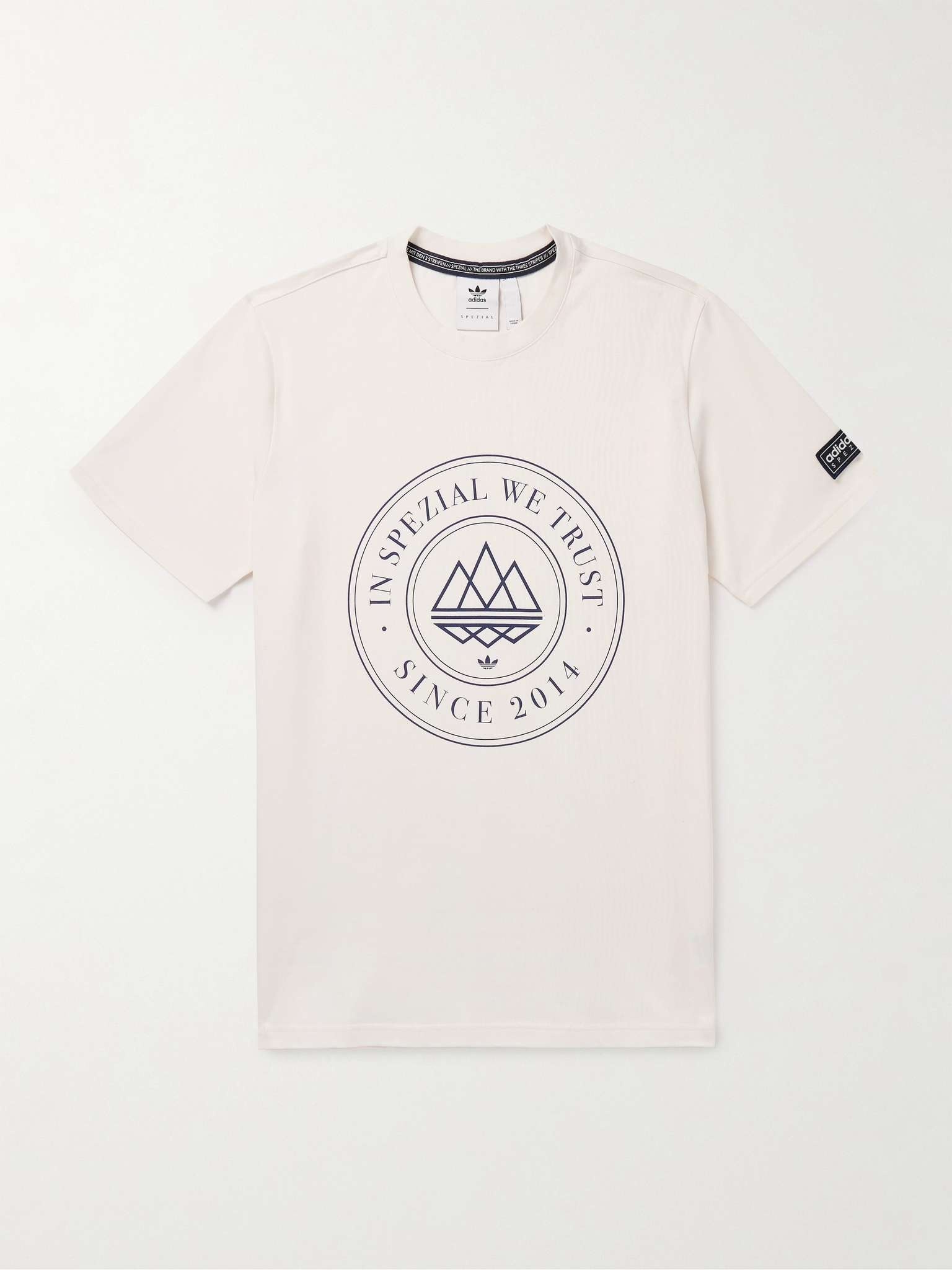 Mod Trefoil 10 Logo-Print Cotton-Jersey T-Shirt - 1