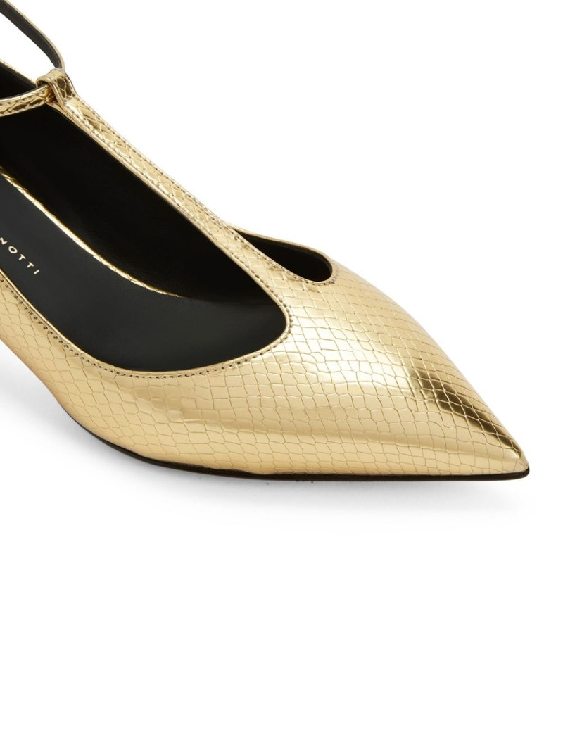 Olivia snakeskin-effect sandals 4