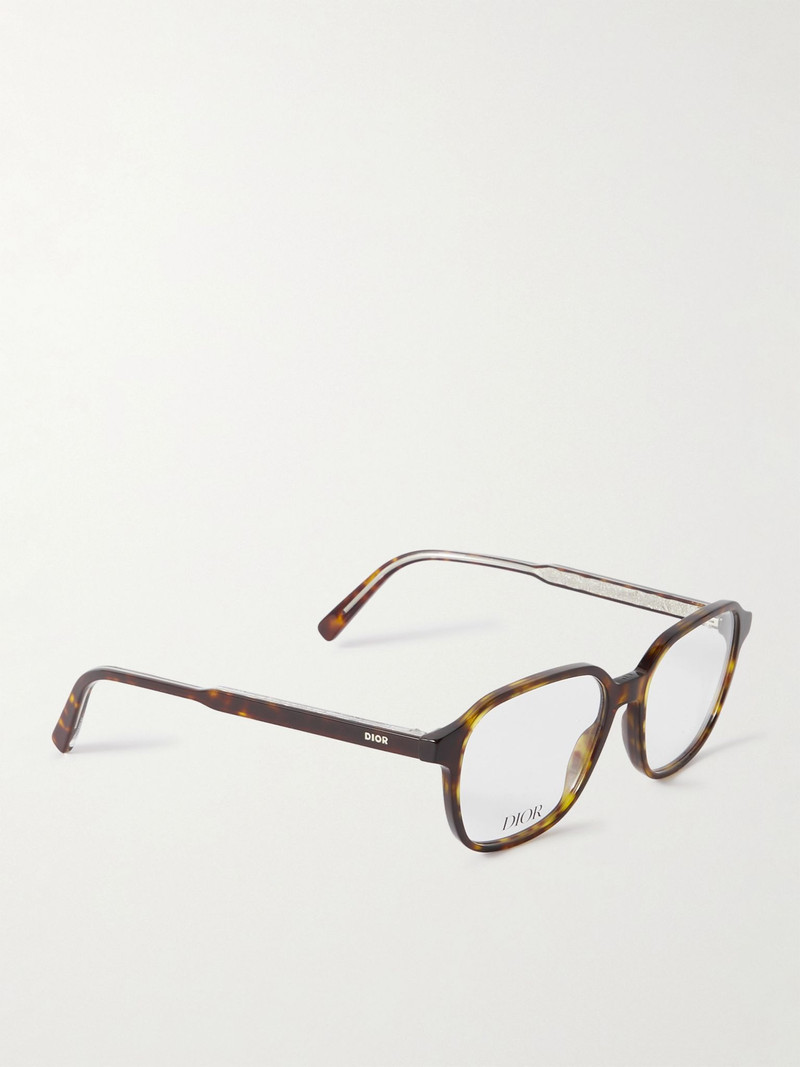 Dior InDiorO S3I Square-Frame Tortoiseshell Acetate Optical Glasses Brown outlook