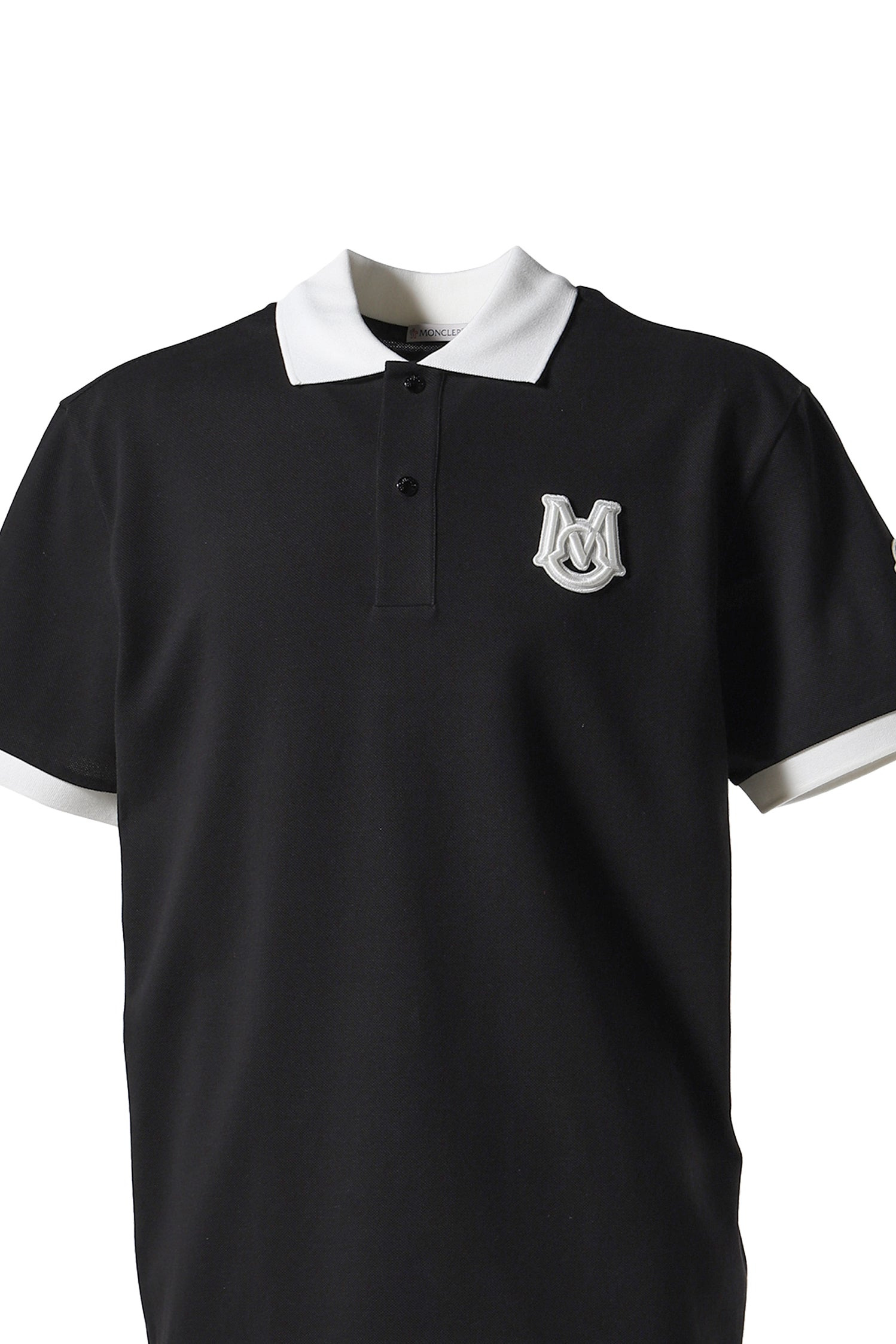 EMBROIDERED LOGO SS POLO / BLK - 8