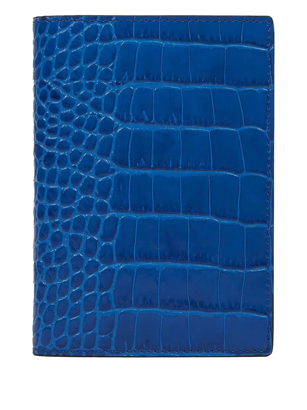 crocodile-embossed passport cover - 1
