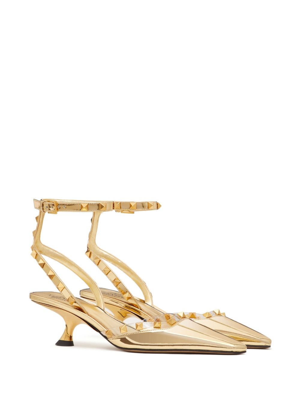 Rockstud Couture 50mm metallic pumps - 2