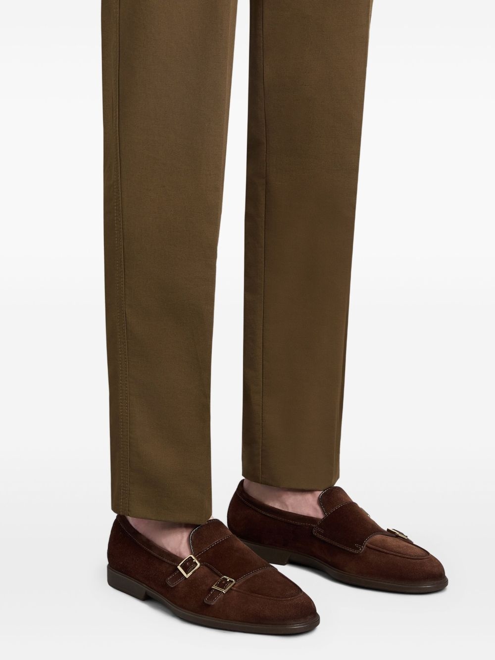 suede monk shoes - 6