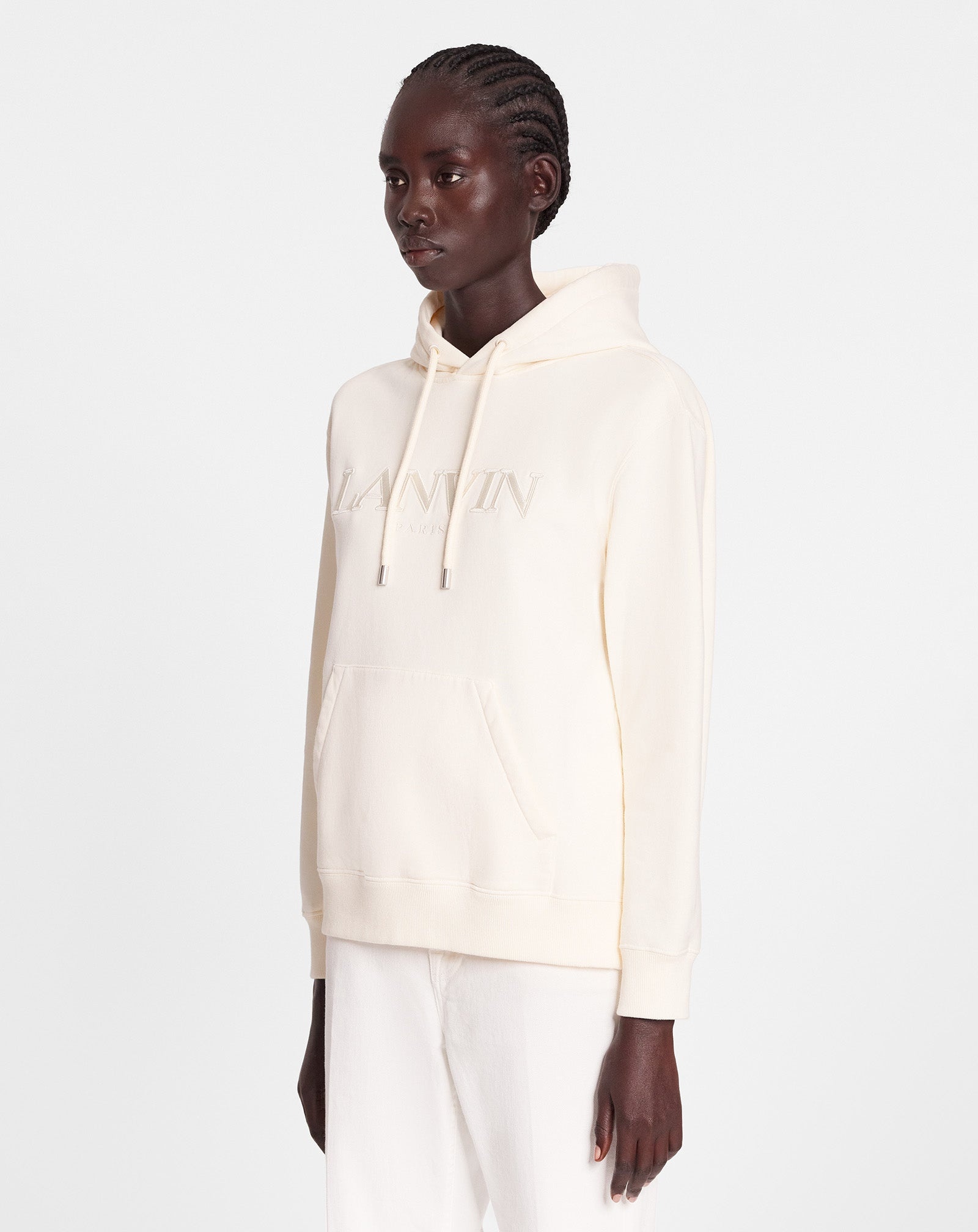 CLASSIC EMBROIDERED LANVIN PARIS HOODIE - 3