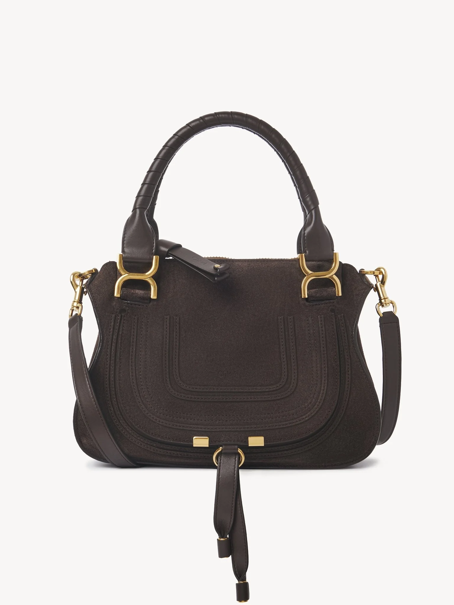 SMALL MARCIE BAG IN SUEDE LEATHER - 1