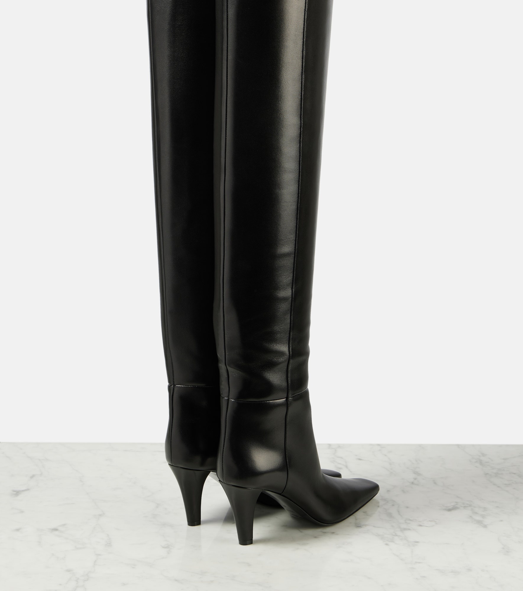 Jill 75 leather over-the-knee boots - 2