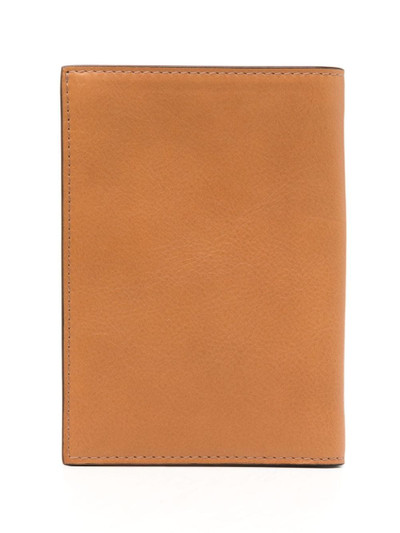 Brunello Cucinelli logo-debossed leather wallet outlook