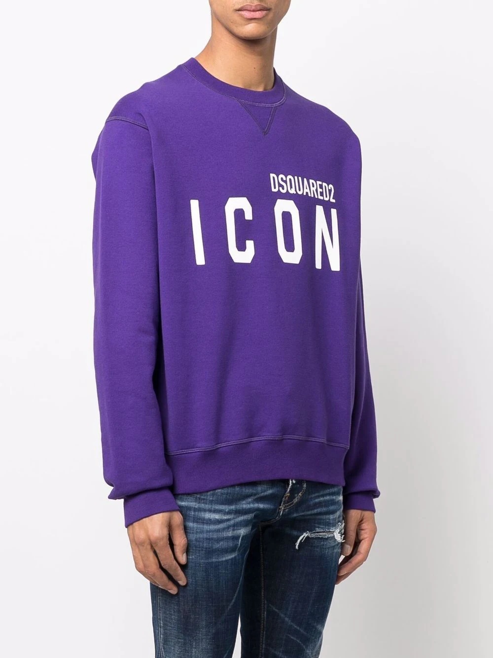 Icon logo-print sweatshirt - 3