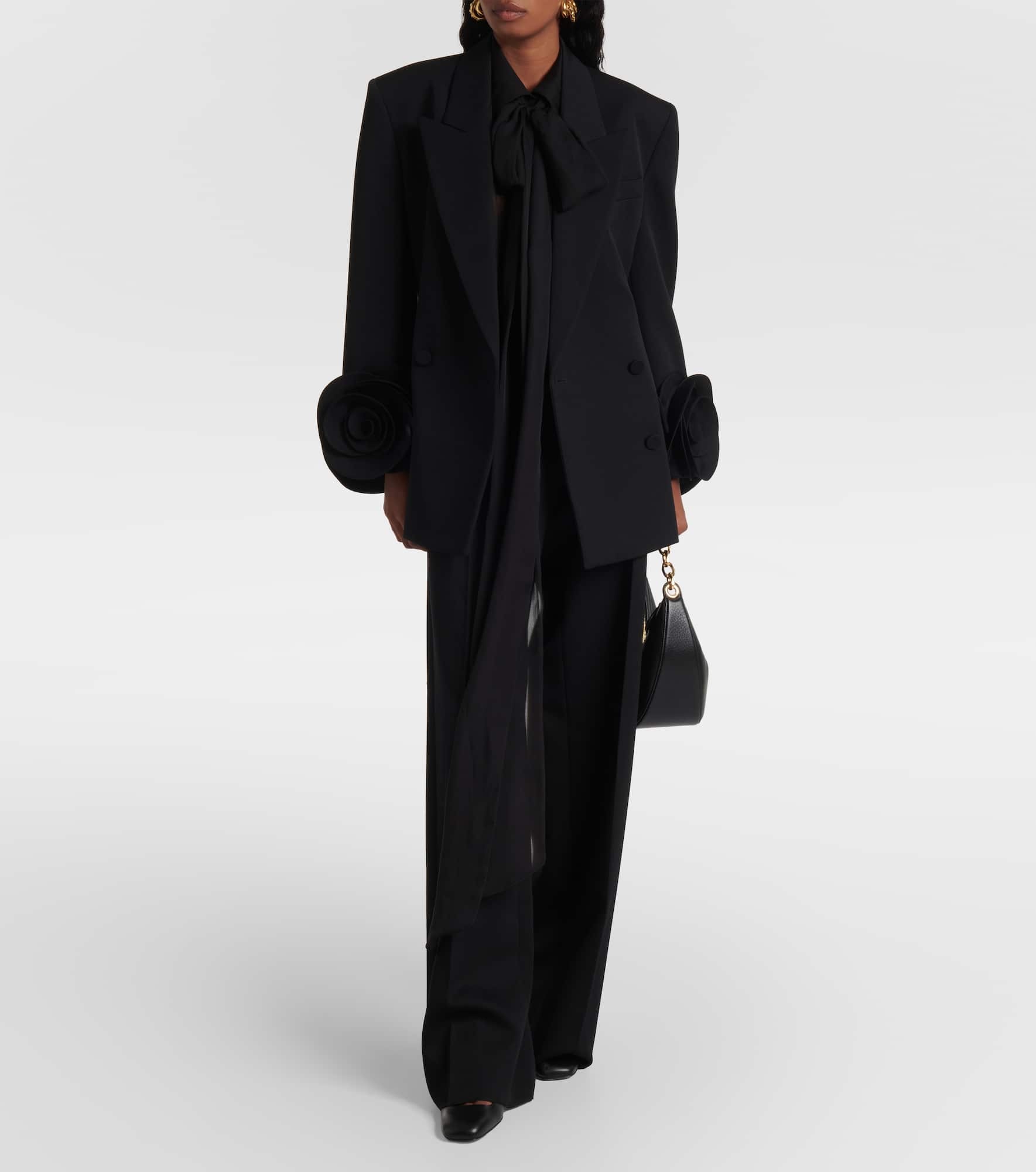 Grisaille virgin wool straight pants - 2