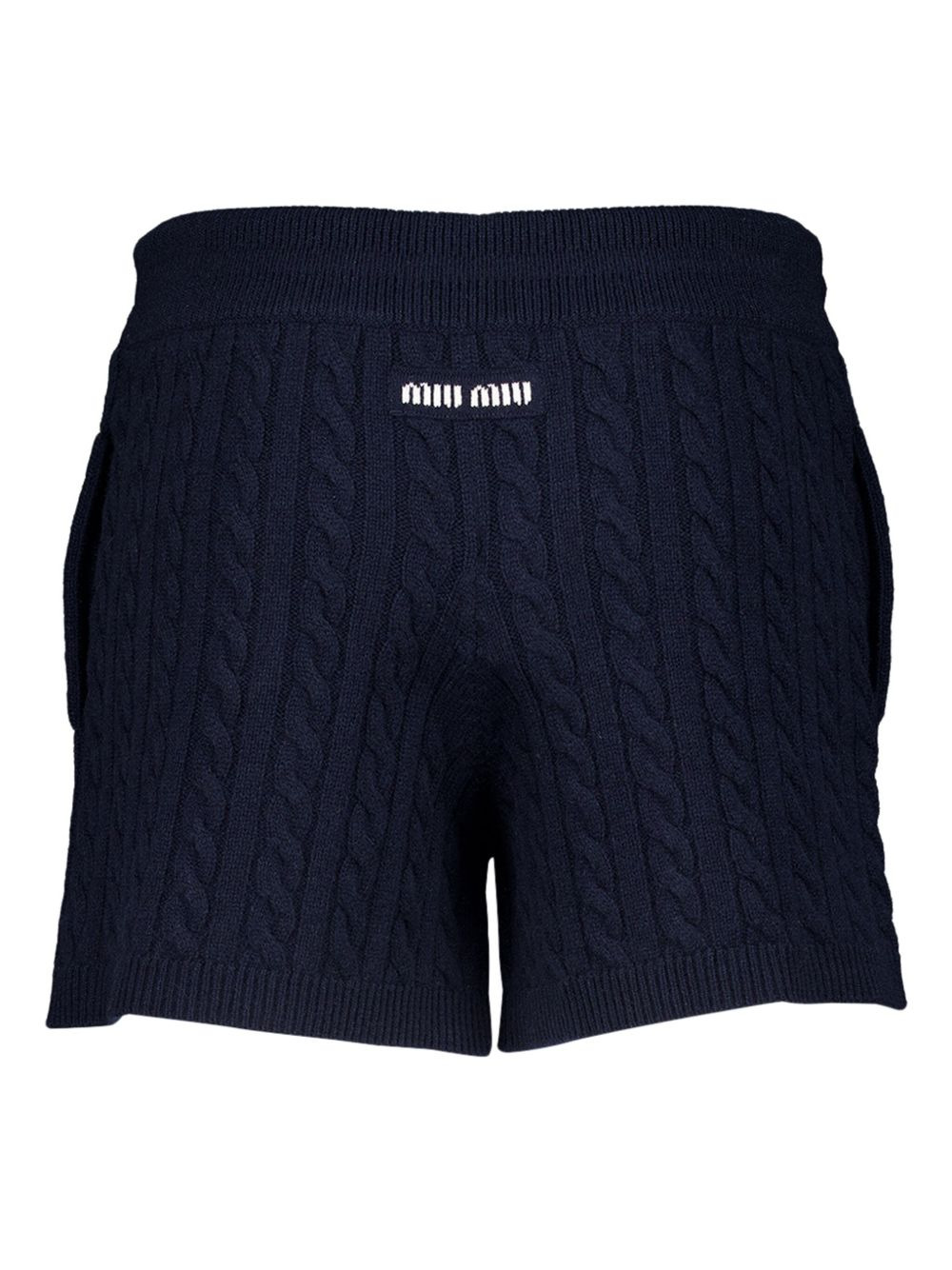 intarsia-knit shorts - 2