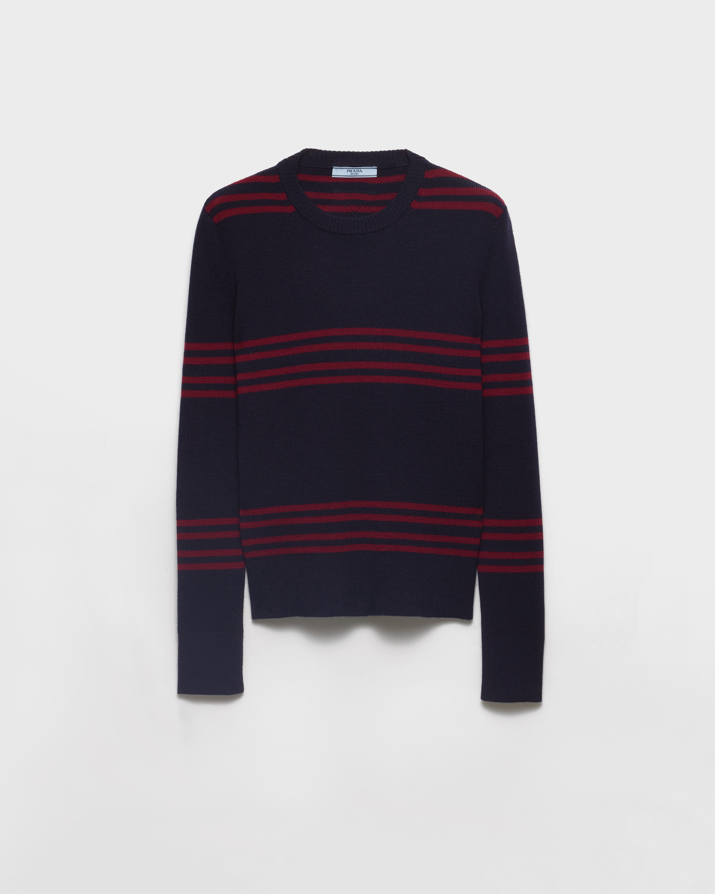 Wool crew-neck sweater - 1