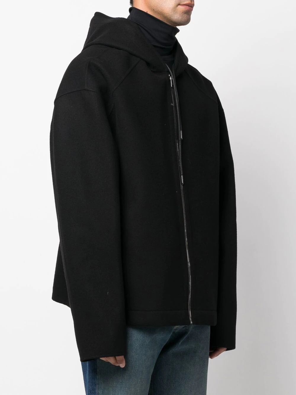 zip-up hooded jacket - 3