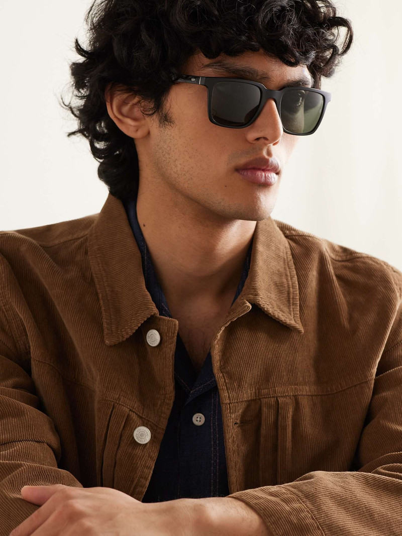 Oliver Peoples + Roger Federer Square-Frame Acetate Sunglasses outlook