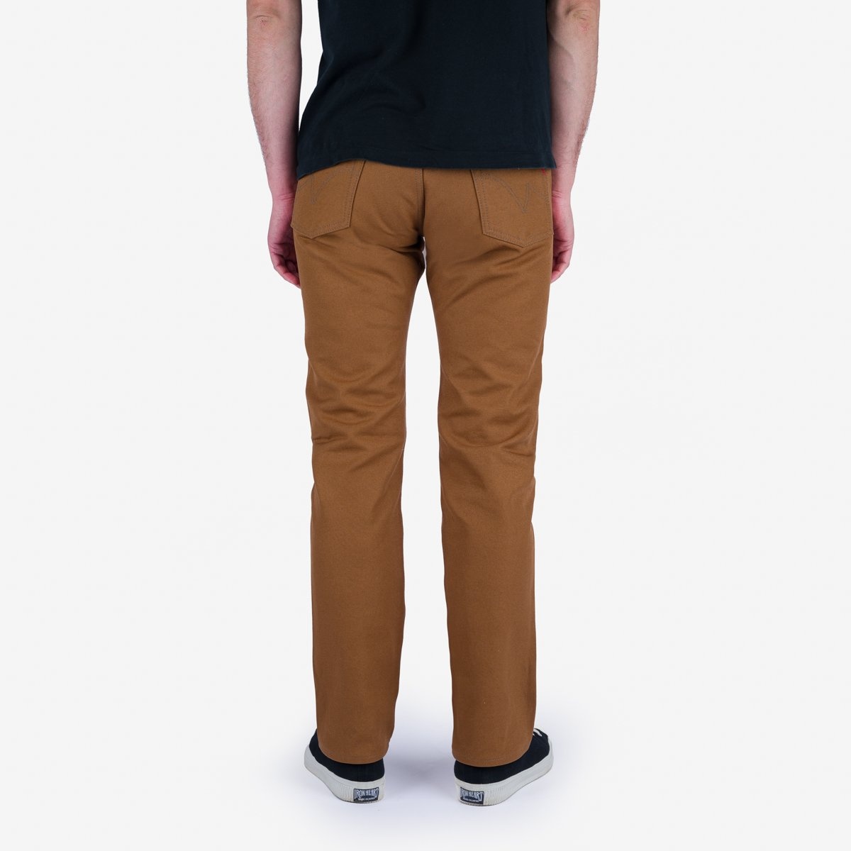IH-634D 17oz Duck Straight Cut Jeans - Brown - 3