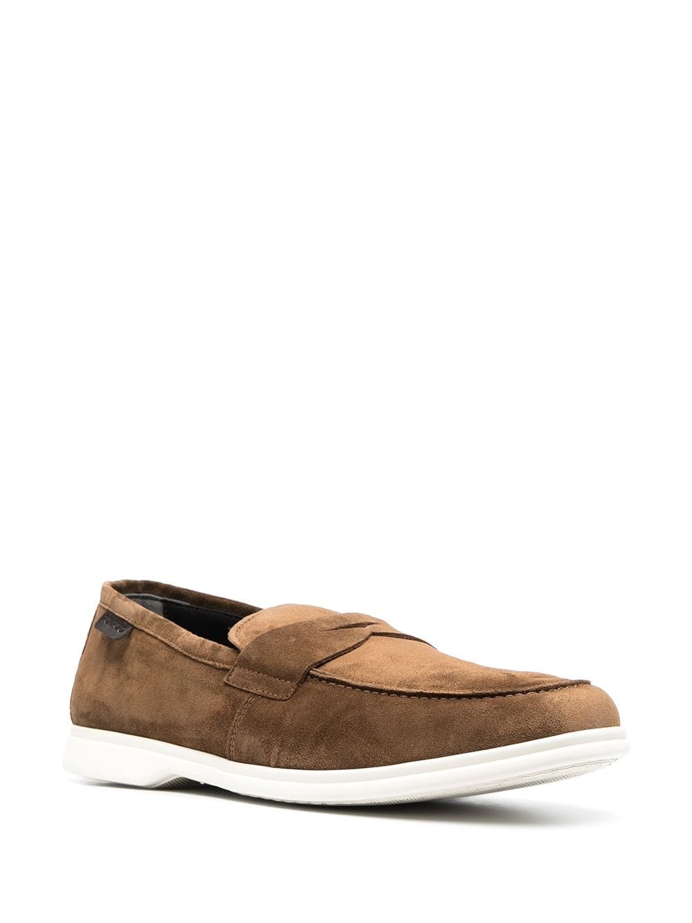 suede penny loafers - 2