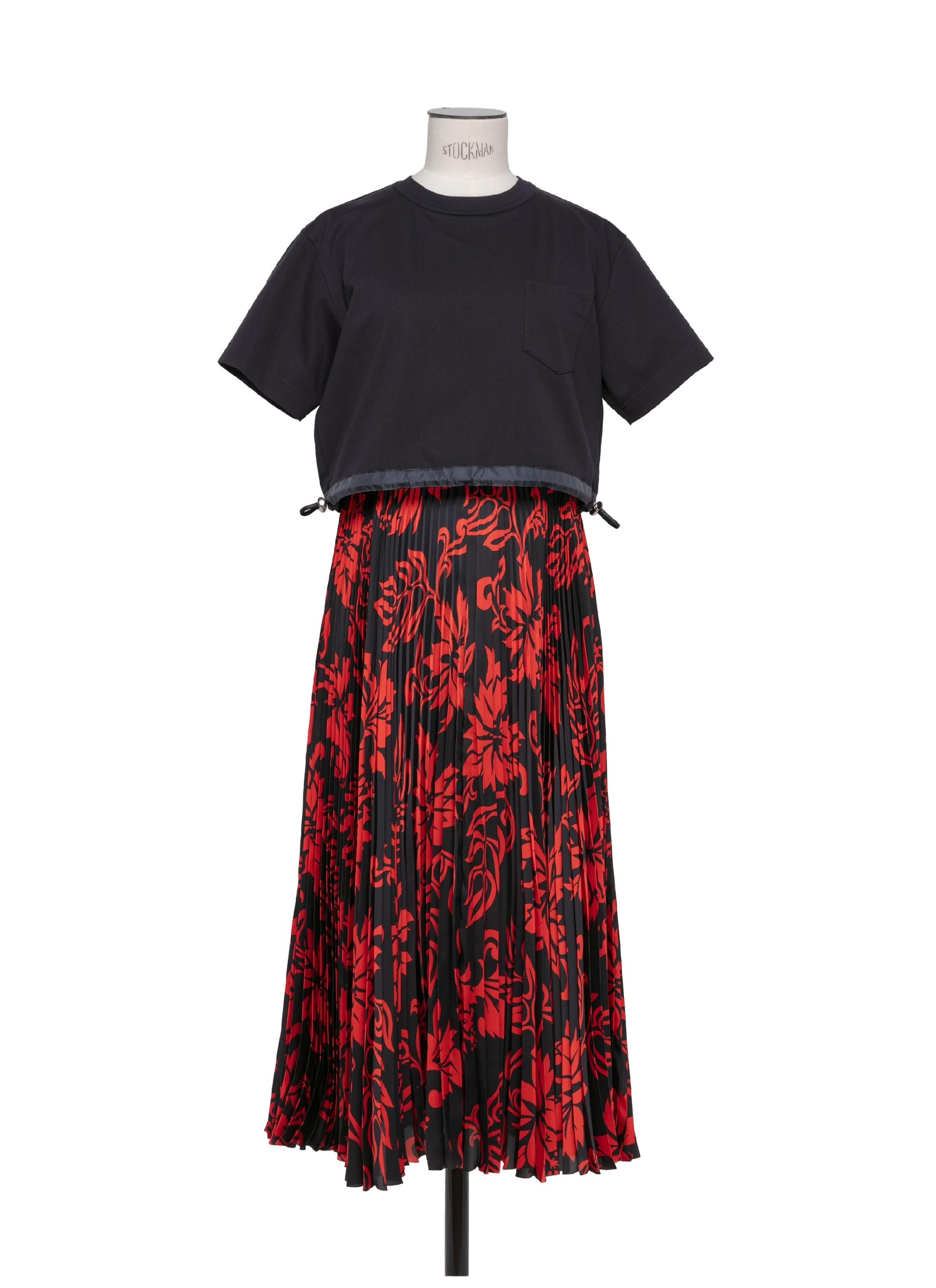 Floral Print Cotton Jersey Dress - 2