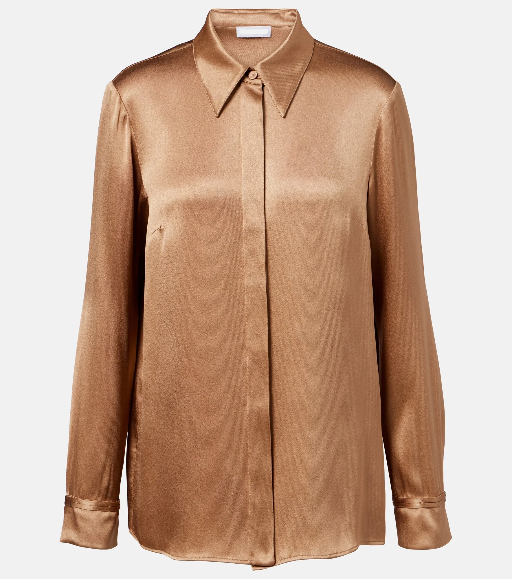 Cruz silk satin shirt - 1