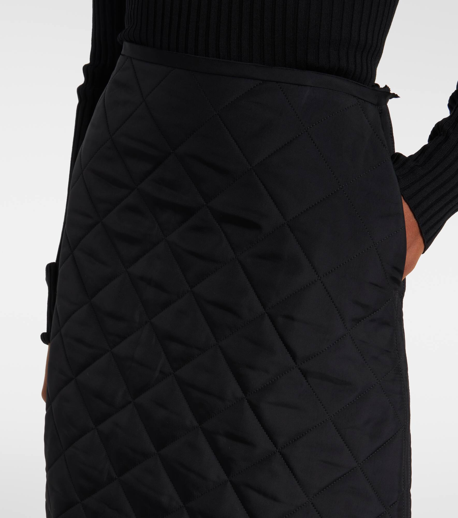 Quilted miniskirt - 4