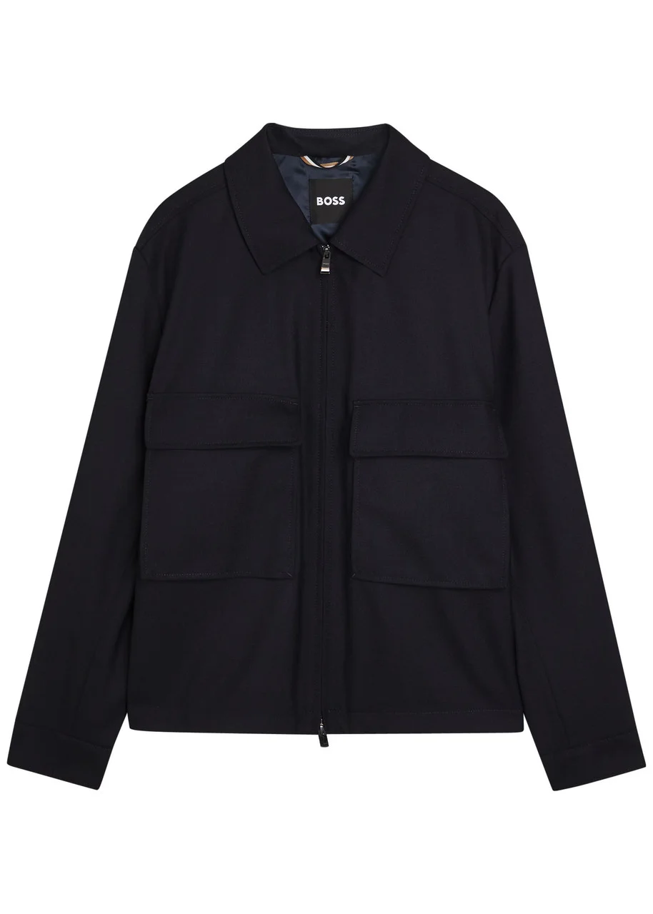 Boss Wool Overshirt - 1