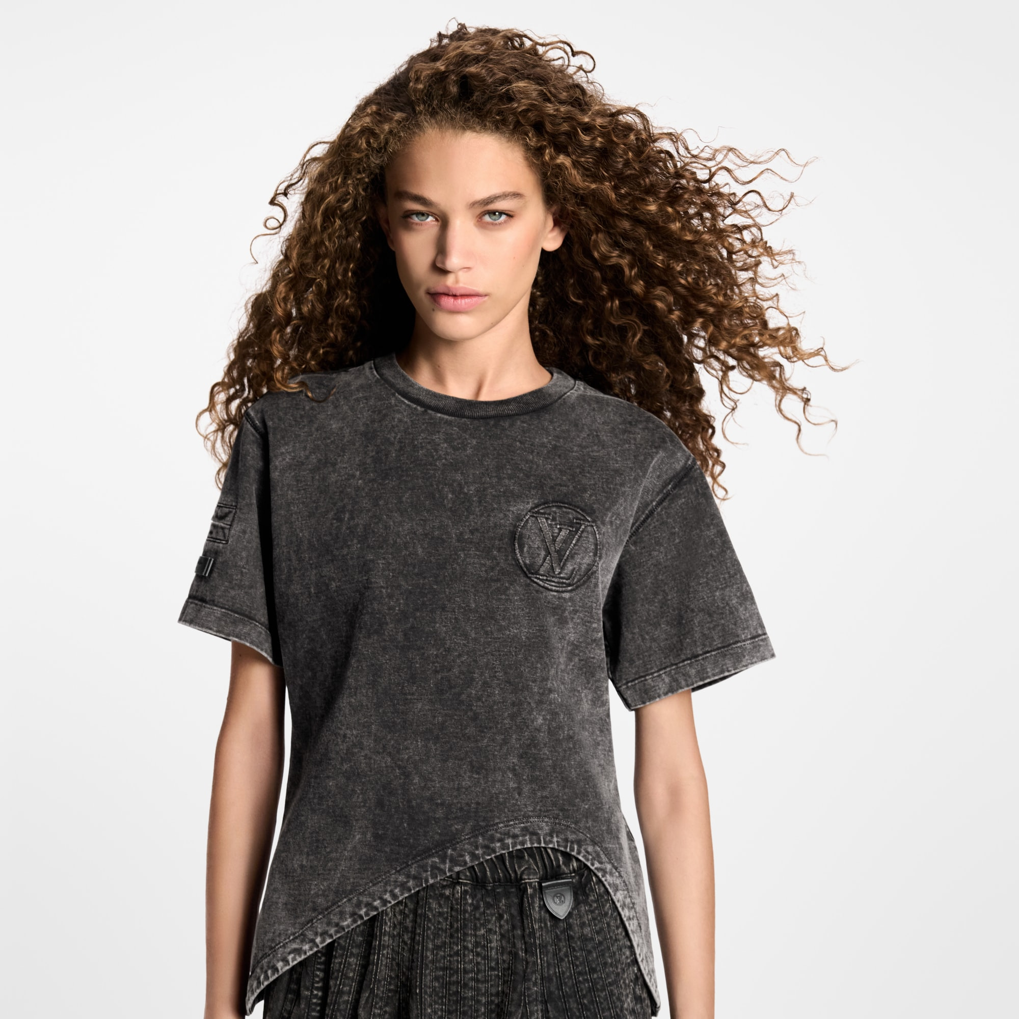 Curve Hem T-Shirt - 4
