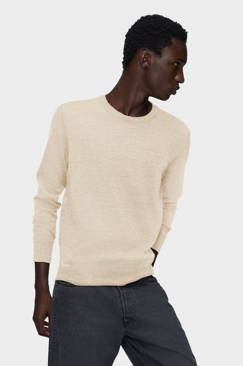 Maison Margiela Wool-blend patch sweater outlook