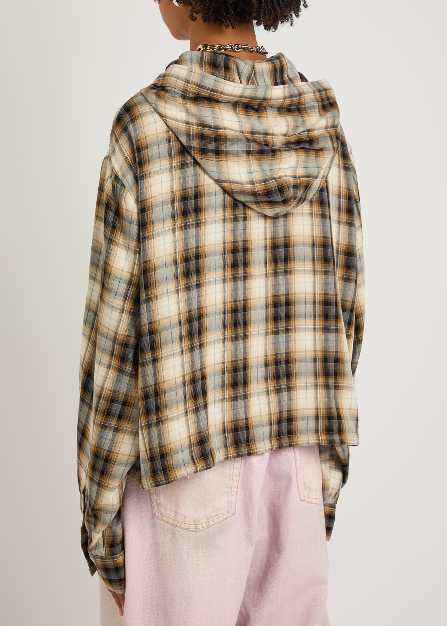 Acne Studios Hooded Woven Shirt - 3