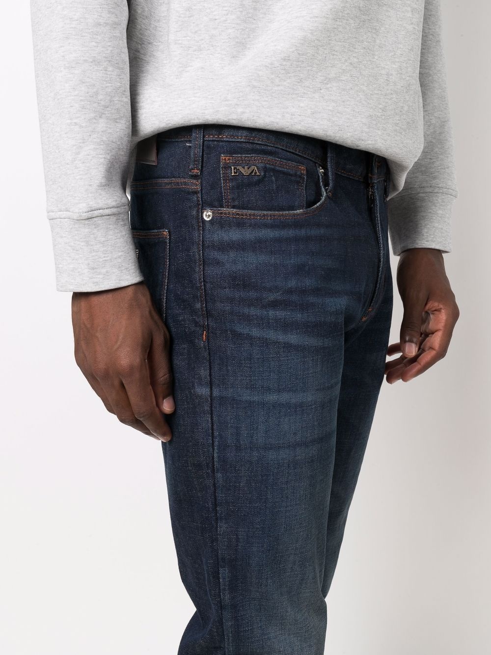mid-rise straight jeans - 5