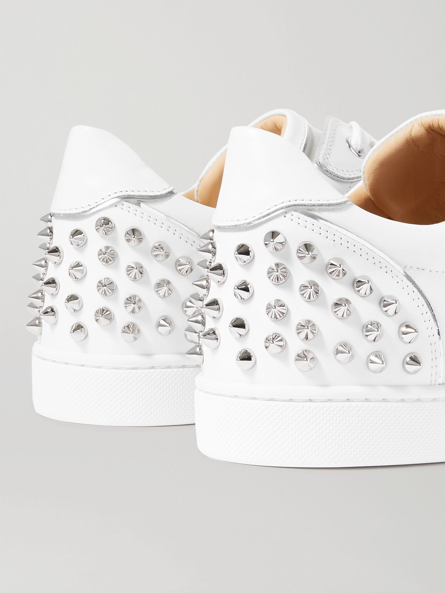 Vieira 2 embellished leather sneakers White - 5