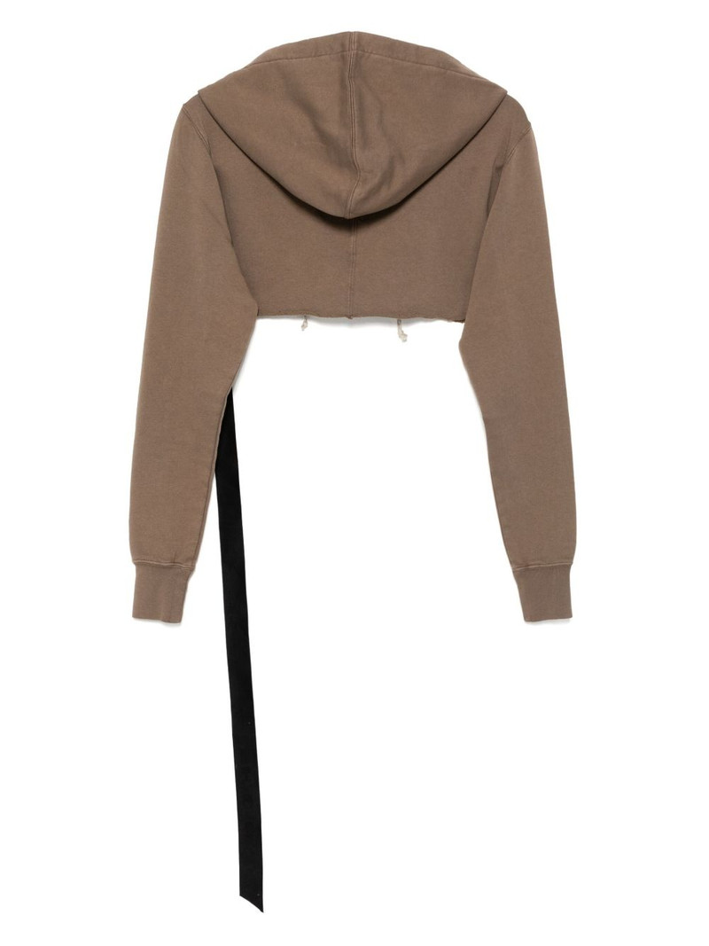 Rick Owens DRKSHDW cropped hoodie outlook