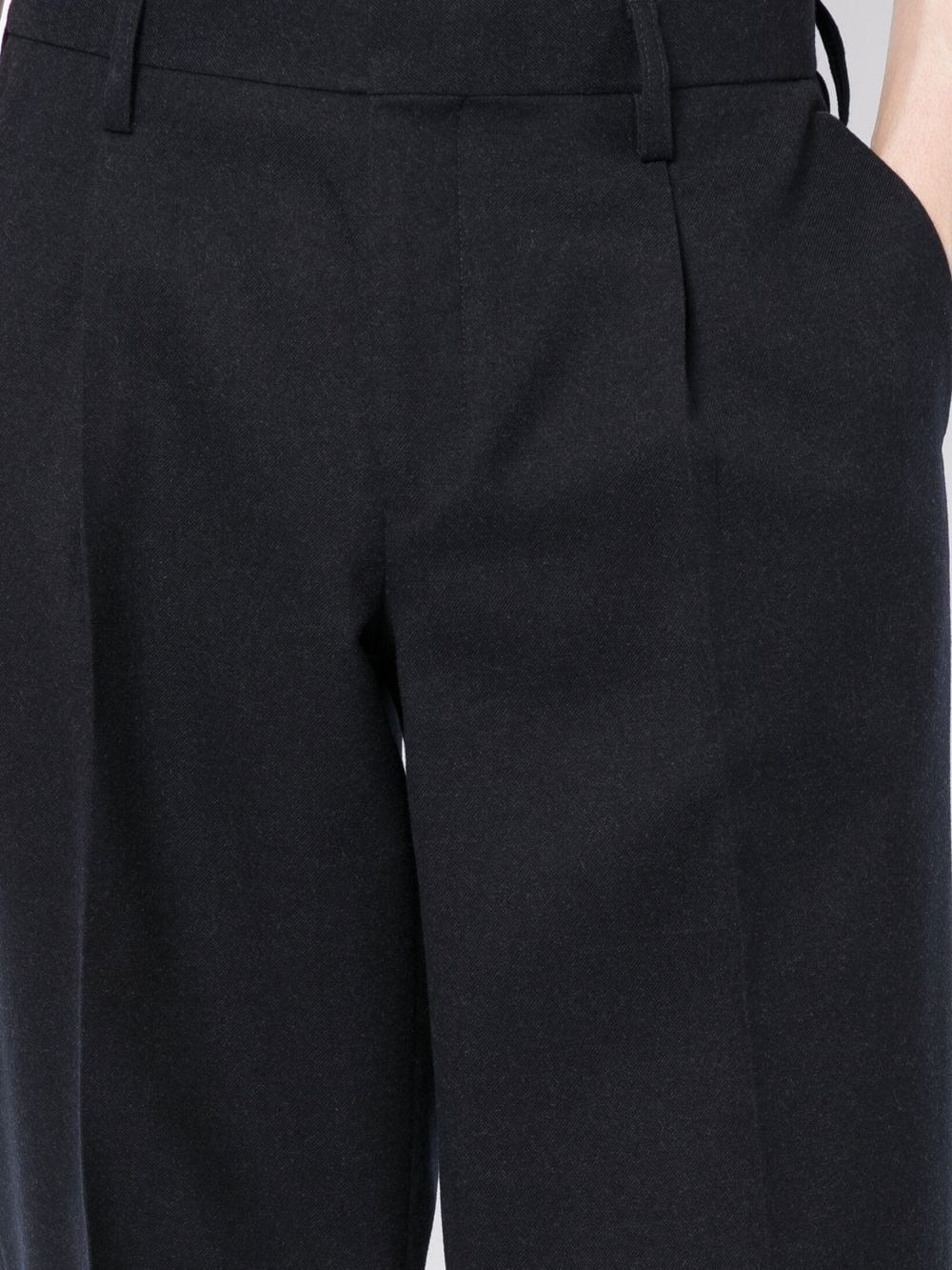 tapered cropped trousers - 5