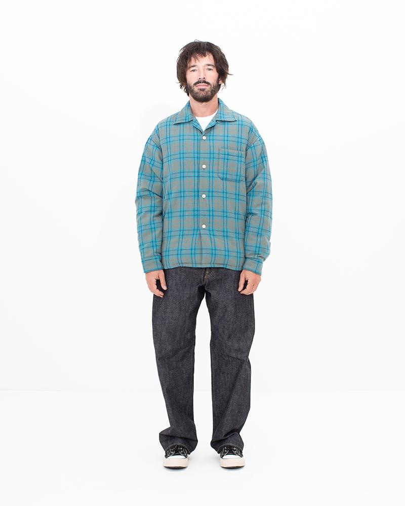 KEESEY CHECK DOWN JKT BLUE - 3