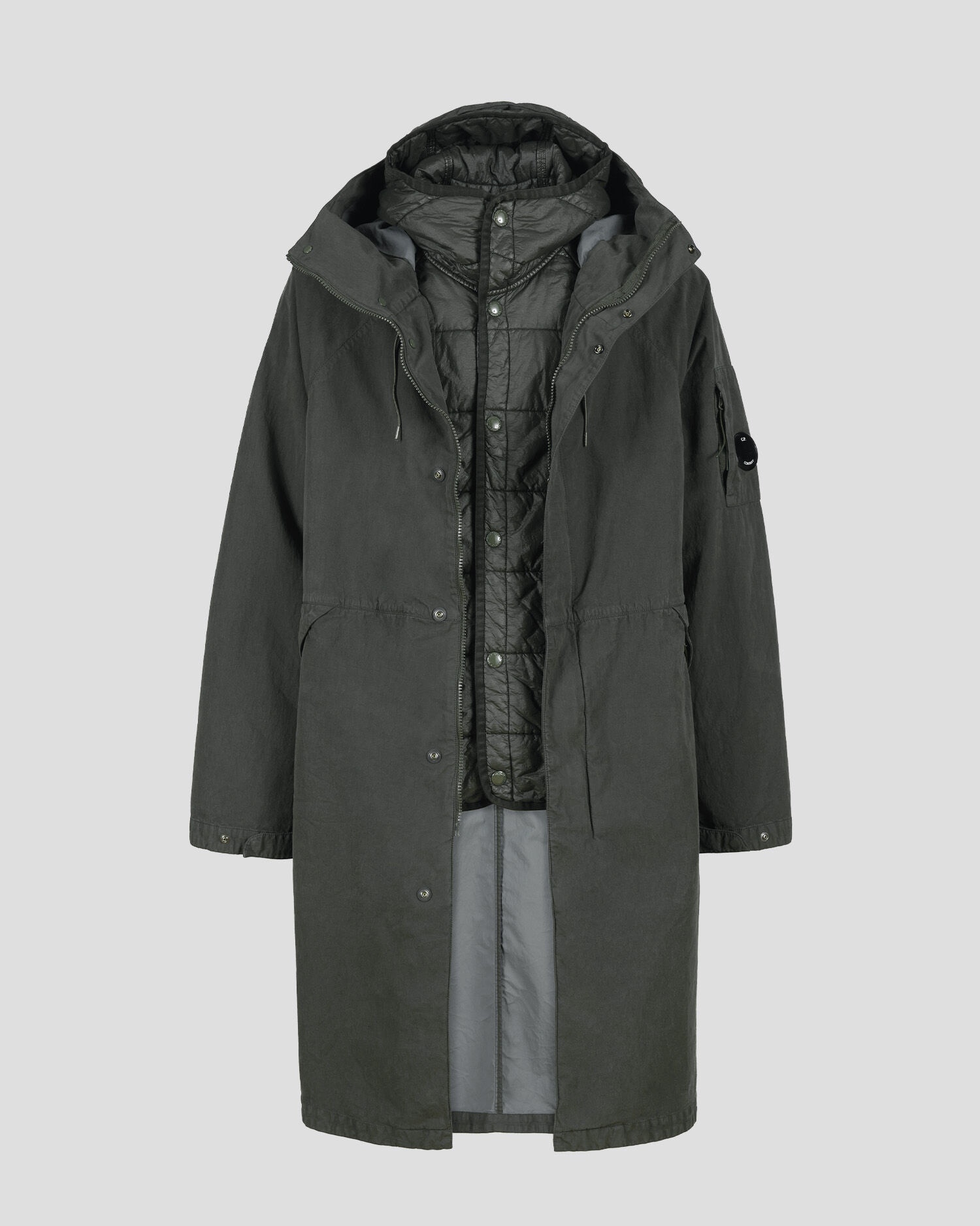 50 Fili Gommata Hooded Parka - 8