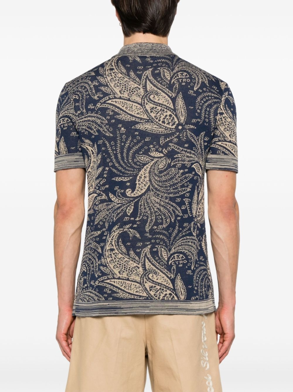 paisley-jacquard shirt - 3