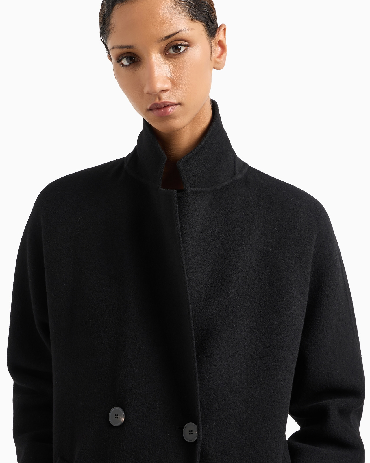 Casentino wool and cashmere double-breasted coat - 5