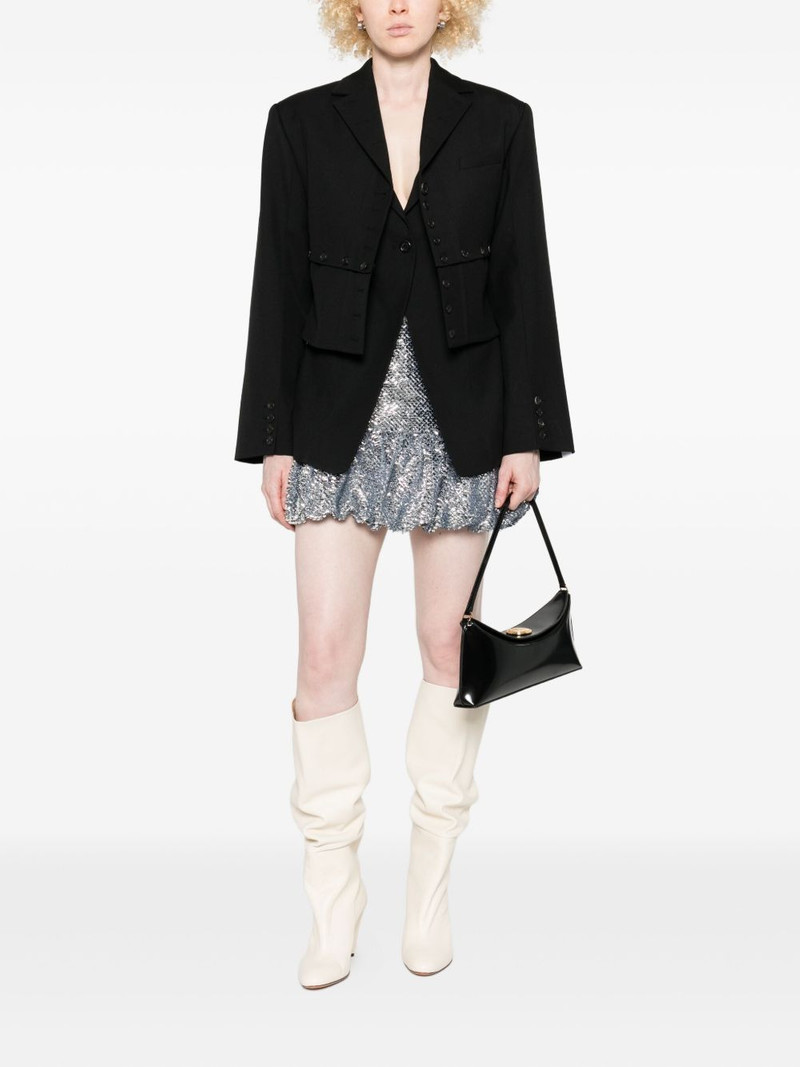 rokh button-fastening blazer outlook