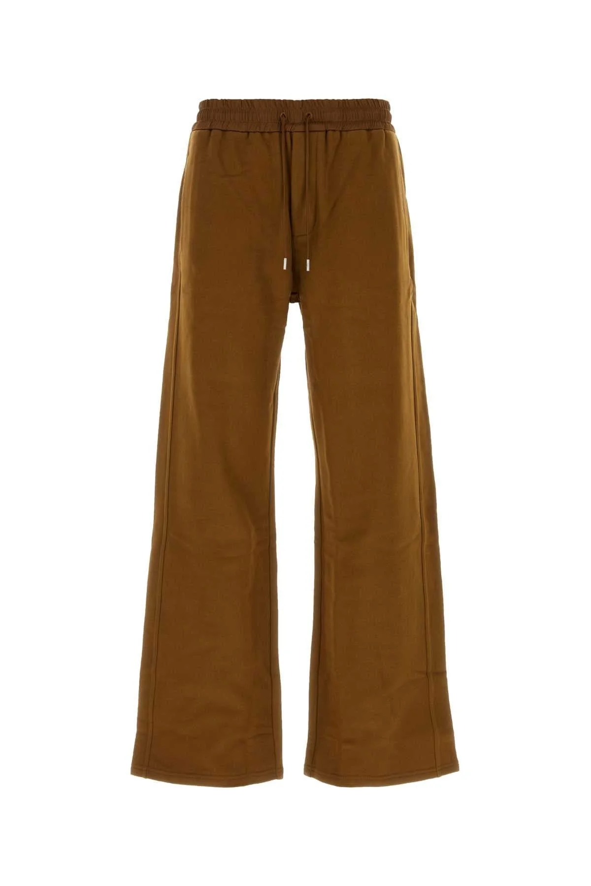 Saint Laurent Men Brown Cotton Joggers - 1